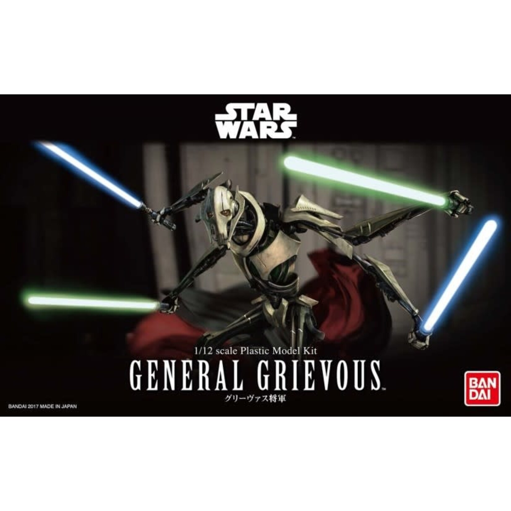 Bandai BAN2375611 Bandai General Grievous 1/12 Star Wars