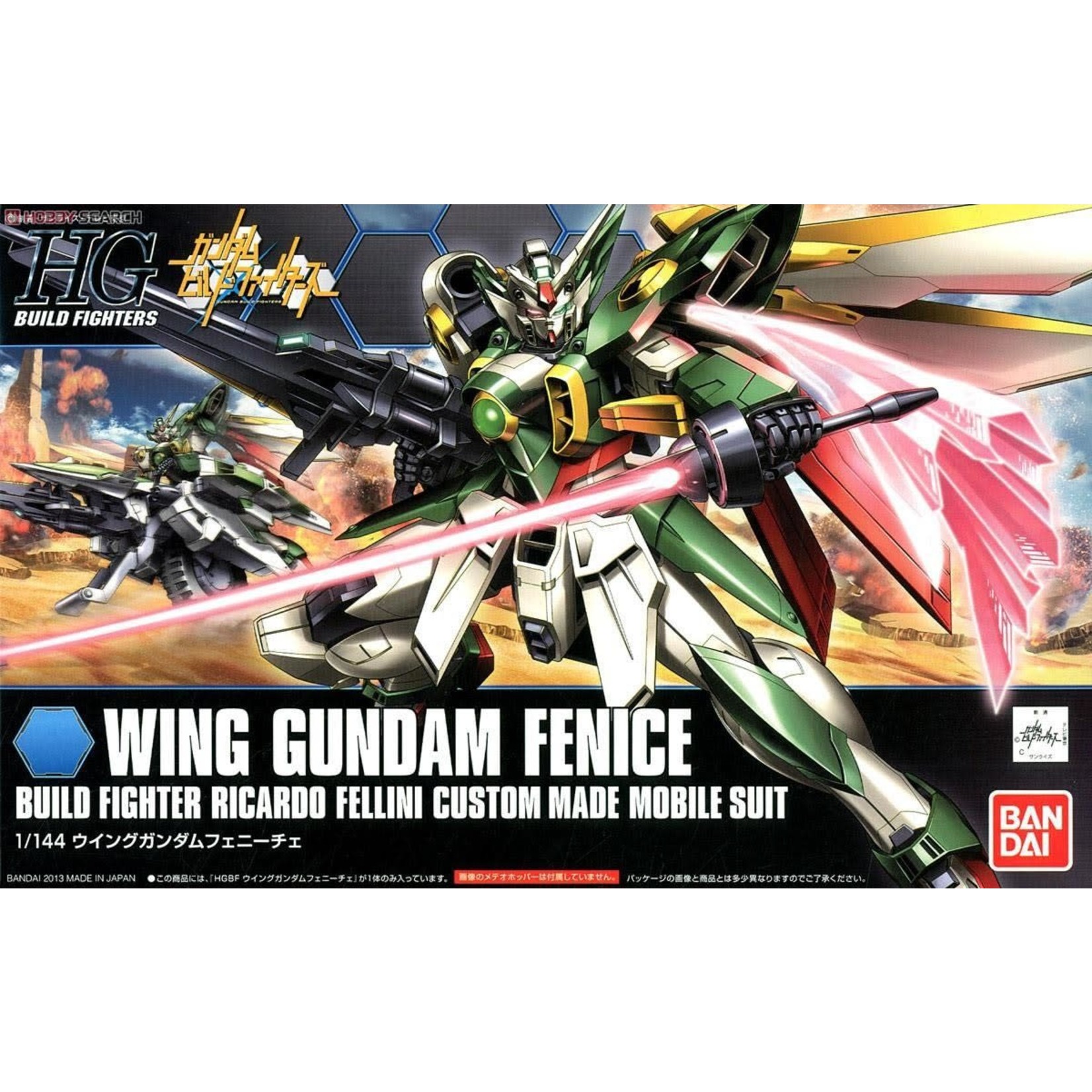 Bandai BAN2221158 Bandai HG #006 Wing Gundam Fenice HGUC