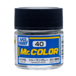 GSI Creos GNZ-C40 GSI Creos Mr Hobby C40 Flat German Gray - Lacquer - 10ml