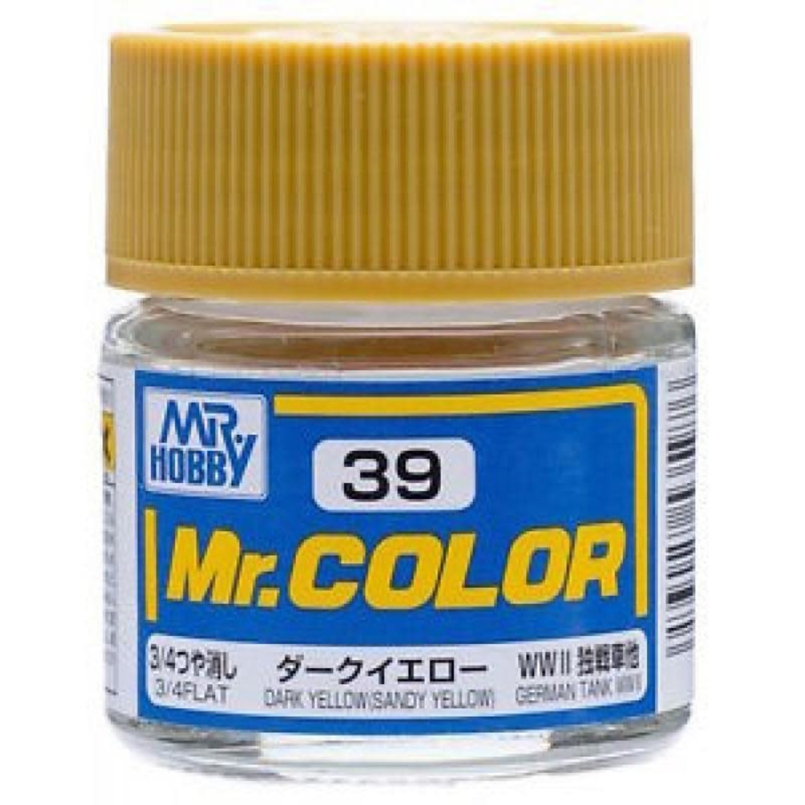 GSI Creos GNZ-C39 Mr Hobby C39 Mr Color Dark Yellow (Sandy Yellow) - Lacquer - 10ml