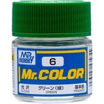 GSI Creos GNZ-C6 GSI Creos Mr Hobby C6 Gloss Green - Lacquer - 10ml