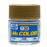 GSI Creos GNZ-C132 GSI Creos Mr Hobby C132 Flat Earth Green - Lacquer - 10ml