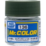 GSI Creos GNZ-C136 GSI Creos Mr Hobby C136 Flat Russian Green 2 - Lacquer - 10ml