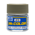 GSI Creos GNZ-C23 GSI Creos Mr Hobby C23 Semi Gloss Dark Green 2 - Lacquer - 10ml