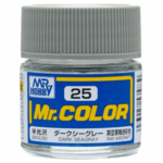 GSI Creos GNZ-C25 GSI Creos Mr Hobby C25 Semi Gloss Dark Seagray - Lacquer - 10ml