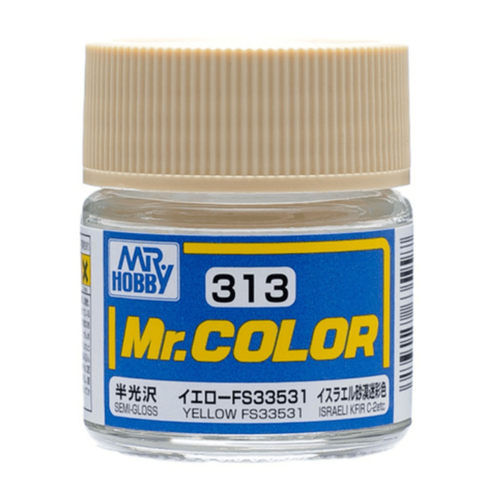 GSI Creos GNZ-C313 Mr Hobby C313  Semi Gloss Yellow FS33531 - Lacquer - 10ml
