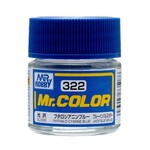 GSI Creos GNZ-C322 Mr Hobby C322  Gloss Phthalo Cyanne Blue - Lacquer - 10ml