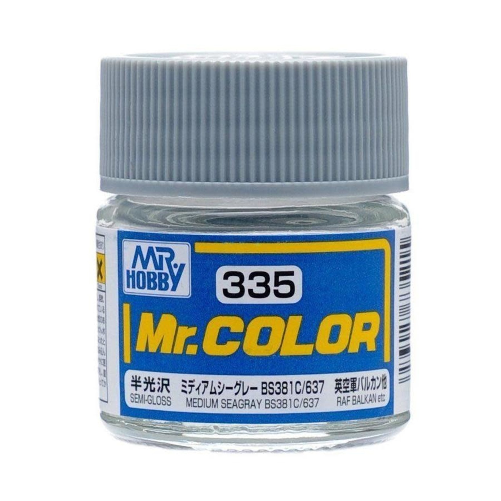 GSI Creos GNZ-C335 Mr Hobby C335  Semi Gloss Medium Seagray - Lacquer - 10ml