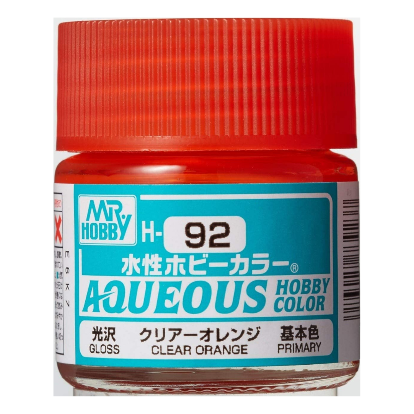 GSI Creos GNZ-H92 Mr Hobby H92 Aqueous Gloss Clear Orange - Acrylic 10ml