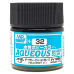 GSI Creos GNZ-H32 Mr Hobby H32 Aqueous Gloss Field Gray - Acrylic 10ml