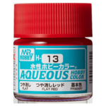 GSI Creos GNZ-H13 Mr Hobby H13 Aqueous Flat Red - Acrylic 10ml