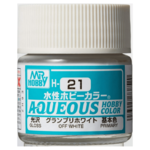 GSI Creos GNZ-H21 Mr Hobby H21 Aqueous Gloss Off White - Acrylic 10ml