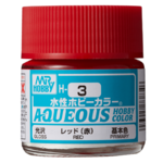 GSI Creos GNZ-H3 GSI Creos Mr Hobby H3 Aqueous Gloss Red - Acrylic 10ml