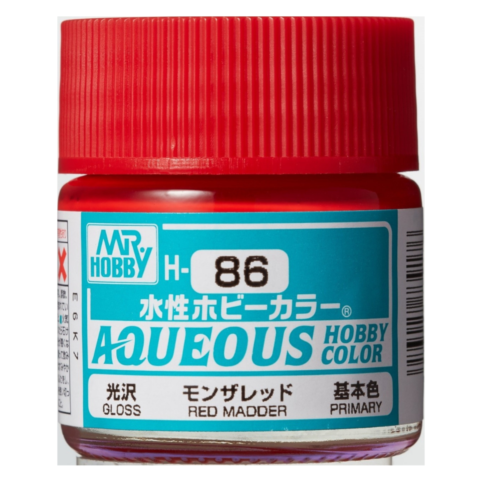 GSI Creos GNZ-H86 Mr Hobby H86 Aqueous Gloss Red Madder - Acrylic 10ml