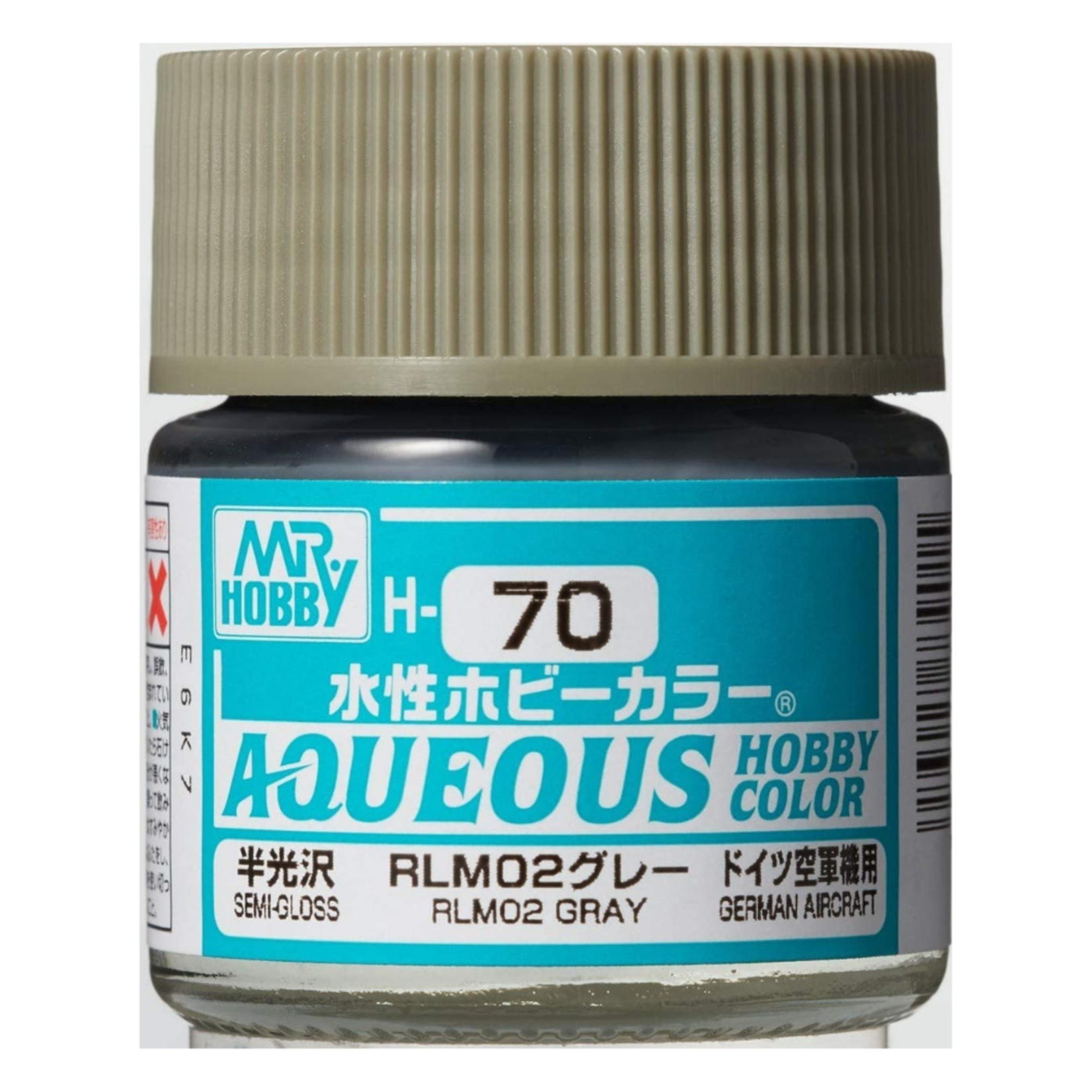 GSI Creos GNZ-H70 Mr Hobby H70 Aqueous Semi Gloss RLM02 Gray - Acrylic 10ml