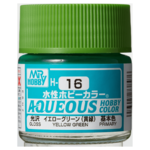 GSI Creos GNZ-H16 GSI Creos Mr Hobby H16 Aqueous Gloss Yellow Green - Acrylic 10ml