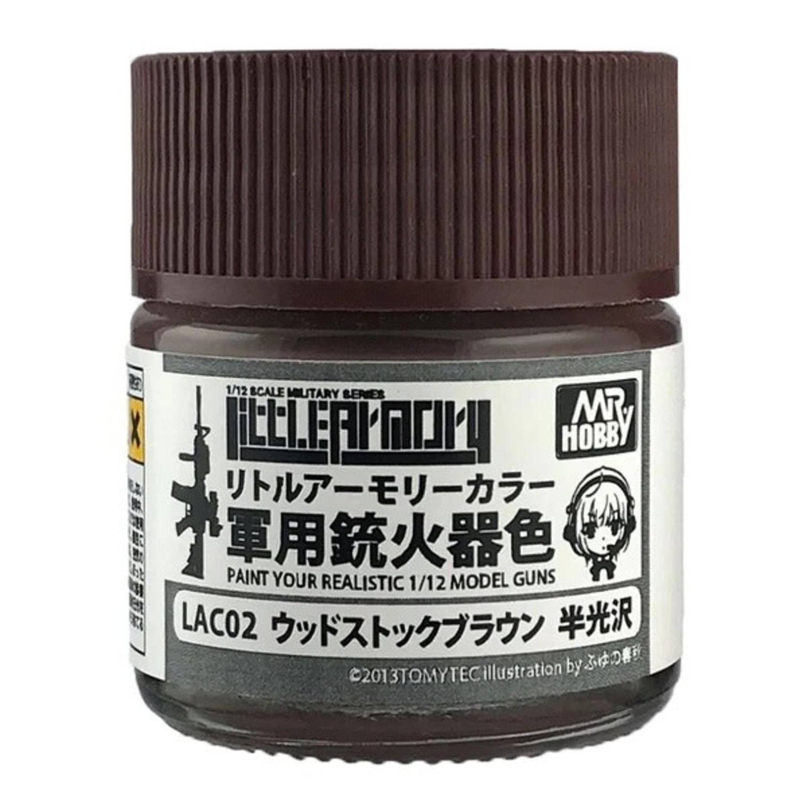 GSI Creos GNZ-LAC02 Mr Hobby LAC02 Little Armory Color Woodstock Brown - 10ml Bottle