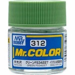 GSI Creos GNZ-C312 Mr Hobby C312  Semi Gloss Green FS34227 - Lacquer - 10ml