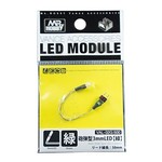 GSI Creos GNZ-VAL-02G Mr. Hobby 3mm Shell Type LED  (Green)