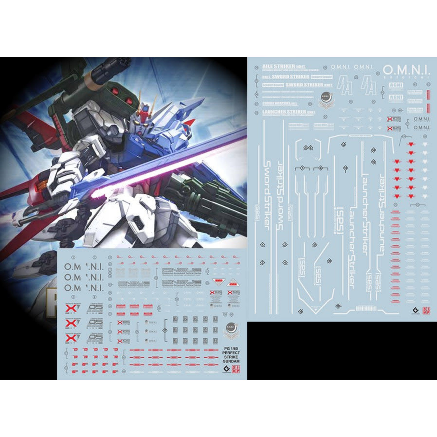 SIMP Model SIM06-60-D13 SIMP Model D13 PG Perfect Strike Gundam Decal