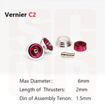 SIMP Model SIM07-00-C2 SIMP Model Metal Vernier C2 (Red)