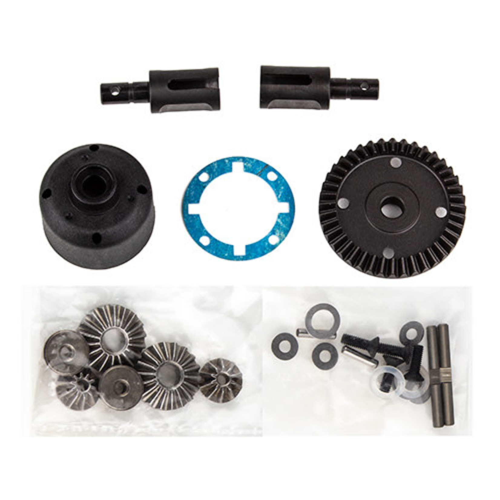 Team Associated **ASC92354 Associated RC10B74.2 LTC Front/Rear Differential Kit