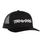 Traxxas TRA1182-BLK Traxxas Black Curved-Bill Hat w/ White Logo
