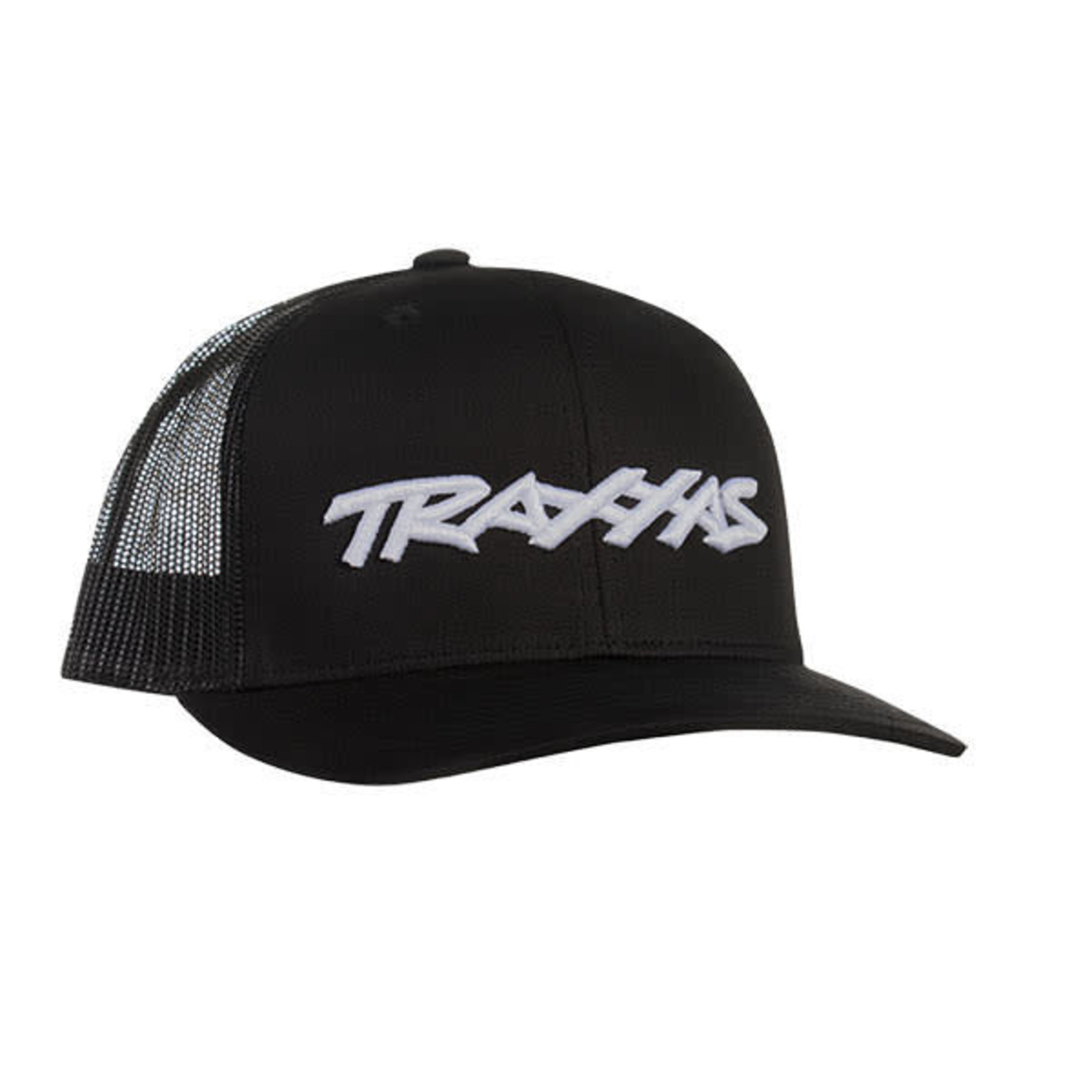 Traxxas TRA1182-BLK Traxxas Black Curved-Bill Hat w/ White Logo