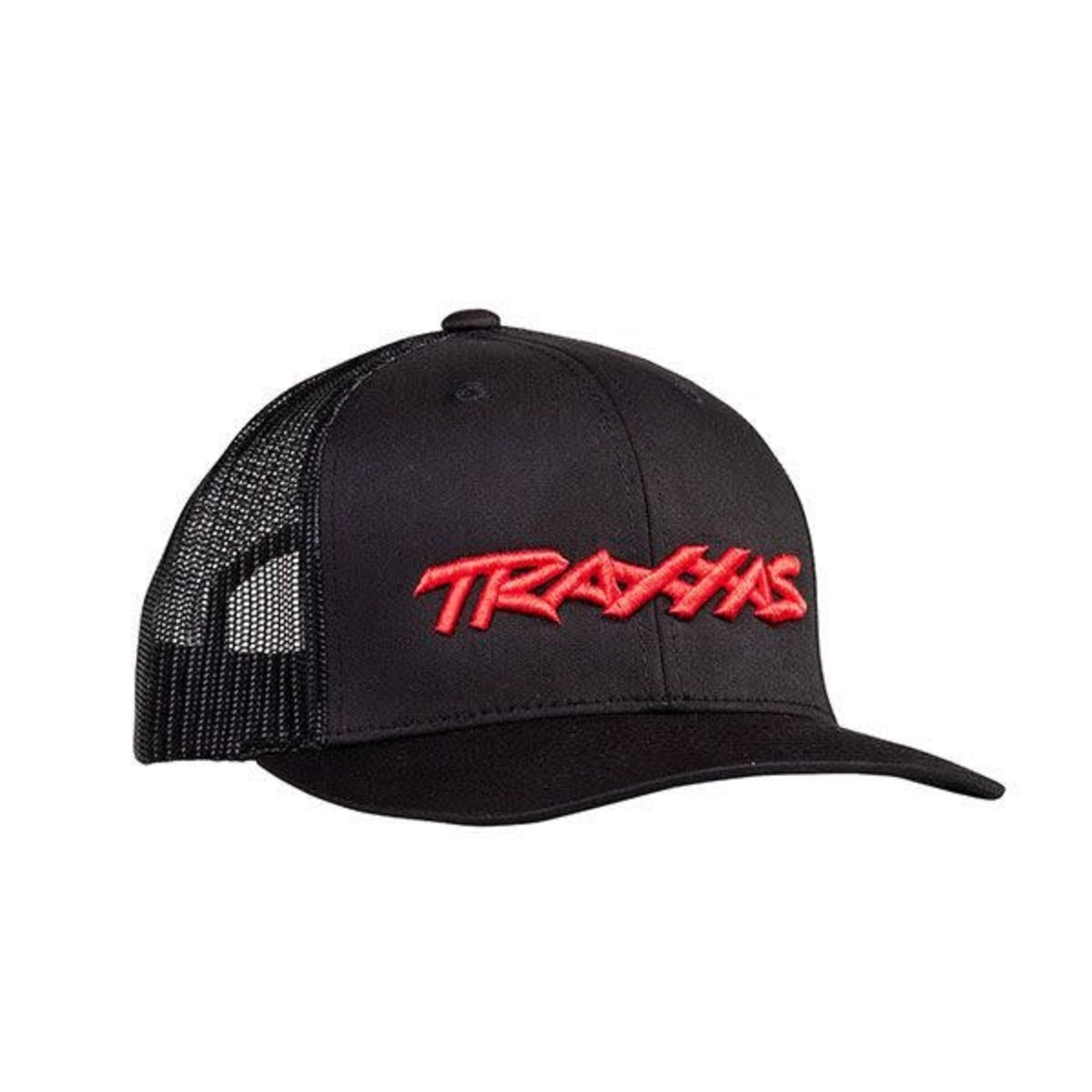 Traxxas TRA1182-BLR Traxxas Black Curved-Bill Hat w/ Red Logo