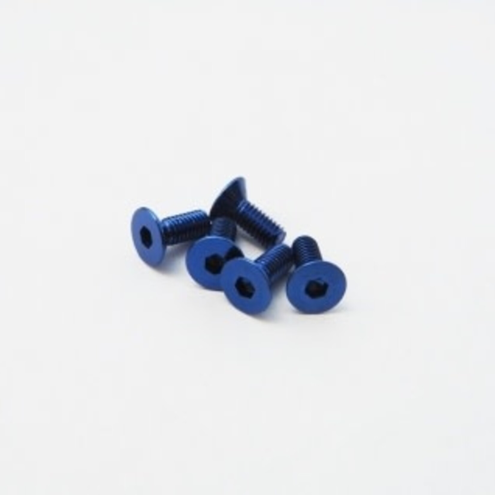 Hiro-Seiko HSI 48144 Hiro-Seiko Flat Head Screw M3x5 Y-Blue (5pcs)