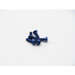 Hiro-Seiko HSI 69724 Hiro-Seiko Button Head Screw M3x5 Yokomo Blue (5pcs)