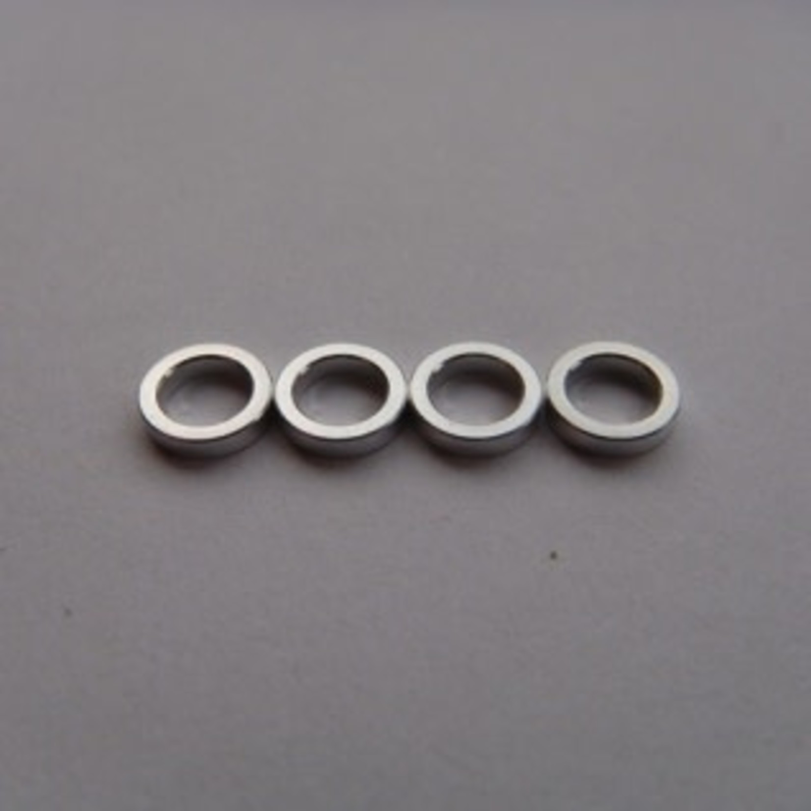 Hiro-Seiko HSI 69843 Hiro-Seiko 4mm Alloy Spacer 1.5 Silver (4pcs)