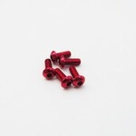 Hiro-Seiko HSI 48137 Hiro-Seiko Button Head Screw M3x4 Red (5pcs)