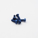 Hiro-Seiko HSI 48136 Hiro-Seiko Button Head Screw M3x4 Y-Blue (5pcs)