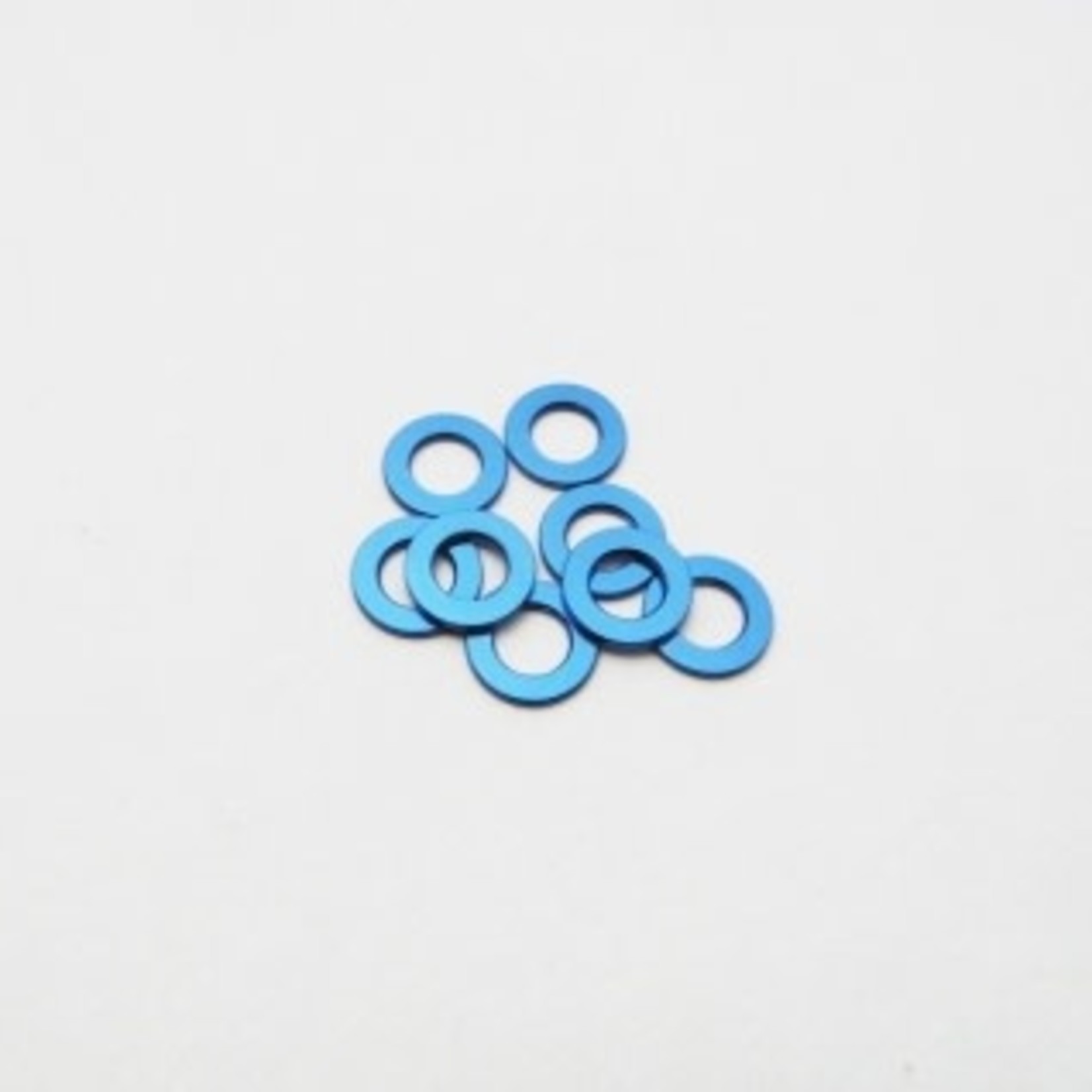 Hiro-Seiko HSI 48446 Hiro-Seiko 3mm Alloy Spacer Set 0.75 Yokomo Blue (8pcs)