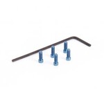 Hiro-Seiko HSI 69205 Hiro-Seiko Alloy M2x5 Cap Screw Set Blue (5pcs)