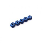 Hiro-Seiko HSI 69214 Hiro-Seiko 2mm Alloy Nylon Nut Yokomo Blue (5pcs)