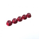 Hiro-Seiko HSI 69234 Hiro-Seiko 2mm Alloy Flange Nylon Red (5pcs)