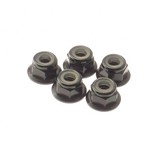 Hiro-Seiko HSI 69247 Hiro-Seiko 4mm Alloy Flange Nylon Black (5pcs)