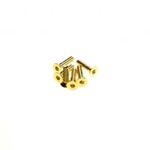 Hiro-Seiko HSI 69578 Hiro-Seiko Hex Flat Screw M3x10 24KGold (6pcs)