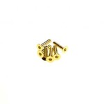 Hiro-Seiko HSI 69581 Hiro-Seiko Hex Flat Screw M3x16 24KGold (6pcs)