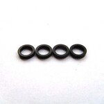 Hiro-Seiko HSI 69844 Hiro-Seiko 4mm Alloy Spacer 1.5 Black (4pcs)