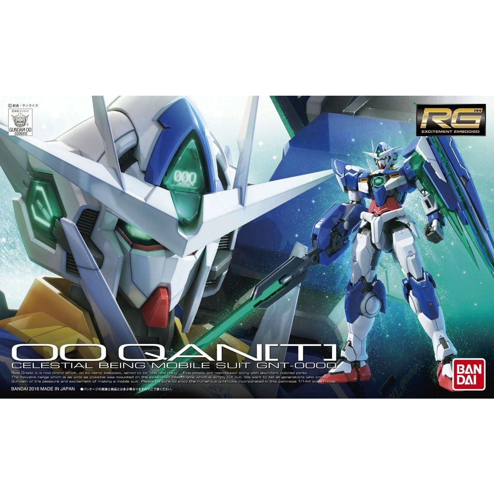 Bandai BAN2336380 Bandai RG #21 00 QAN[T] "Gundam 00"