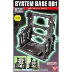 Bandai BAN2150201 Bandai Gundam System Base 001 (1/144) Black