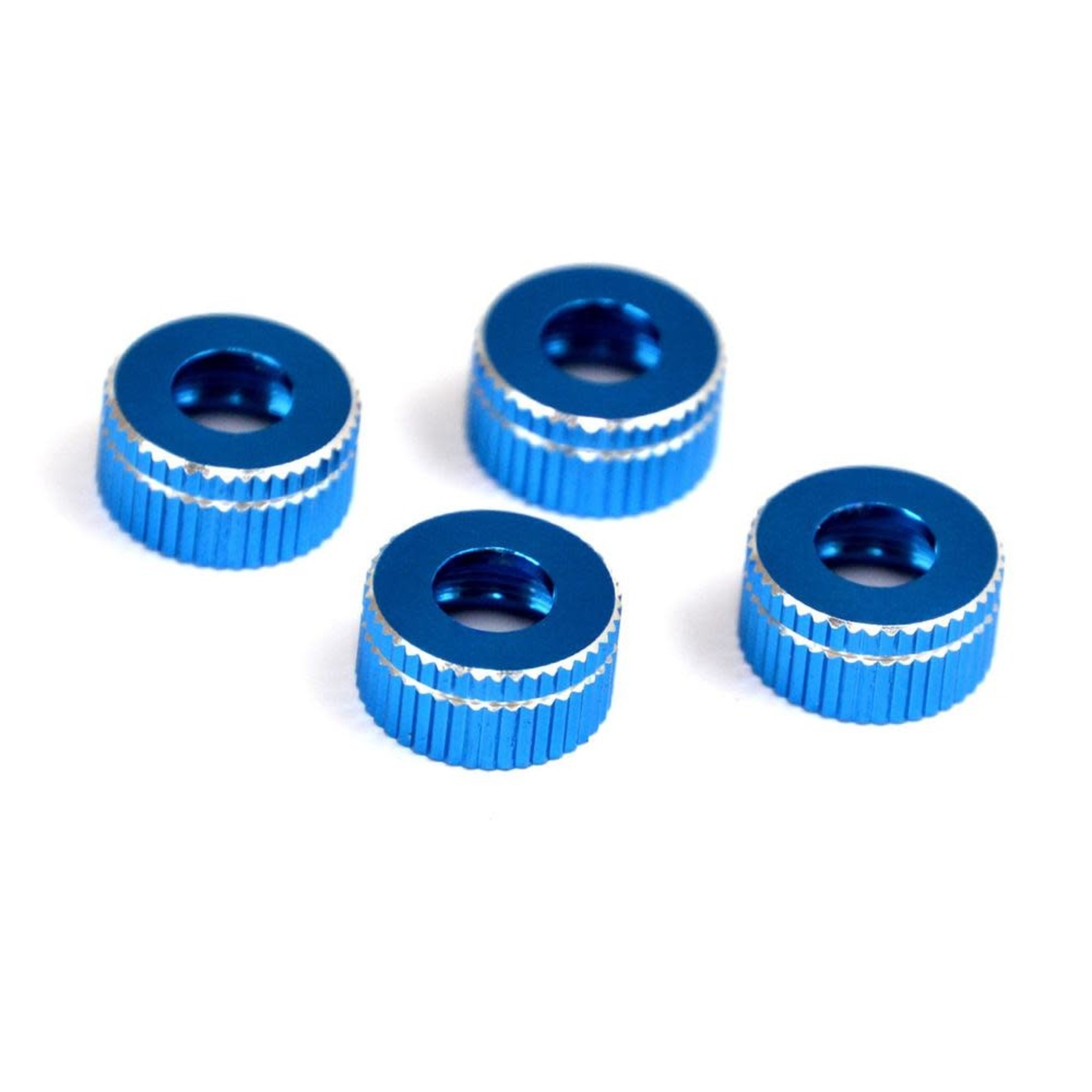 Exotek EXO1550BLU Exotek 12mm Aluminum Lower Shock Cap (Blue) (2) ##