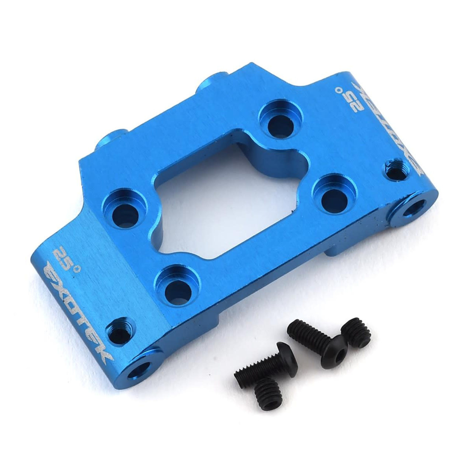 Exotek EXO1941 Exotek DR10 Aluminum HD Front Bulkhead (Blue) ##