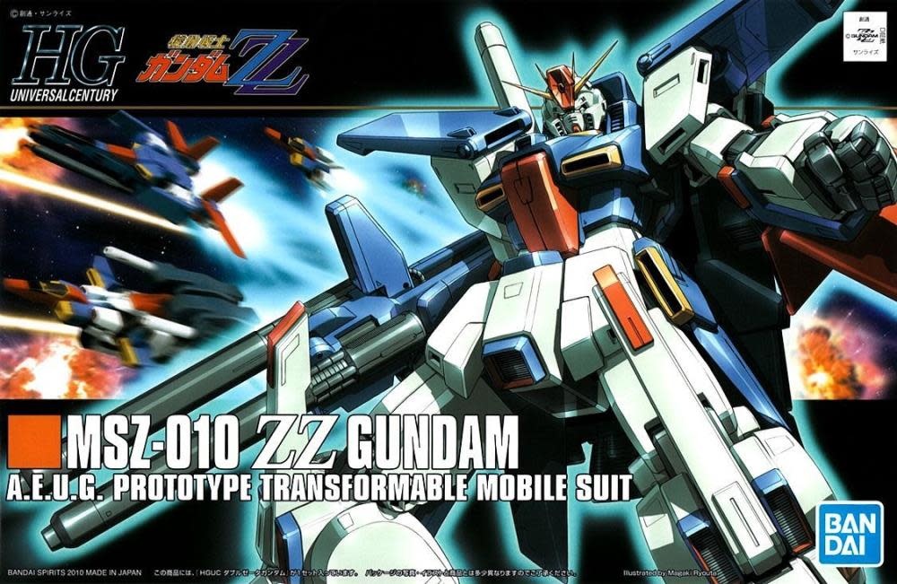 Bandai BAN2095912 Bandai HG #111 MSZ-010 ZZ Gundam Bandai HGUC