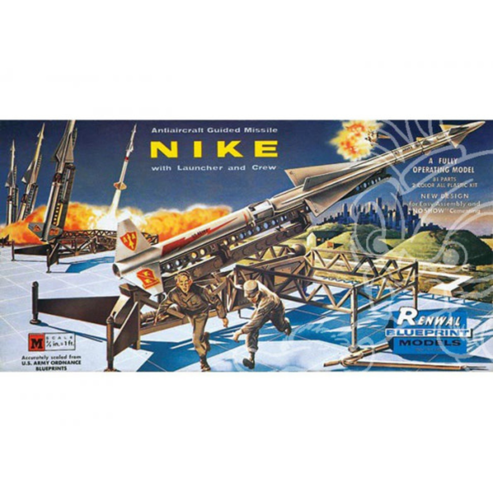 vergeetachtig Verklaring Behandeling Renwall Antiaircraft Guided Missile Nike with launcher and crew 1/32  85-7815 - Hobby Action Chandler