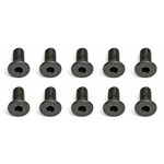 Team Associated ASC4675 Associated 2.5x0.45x6mm Flat Head Hex Screw (6)
