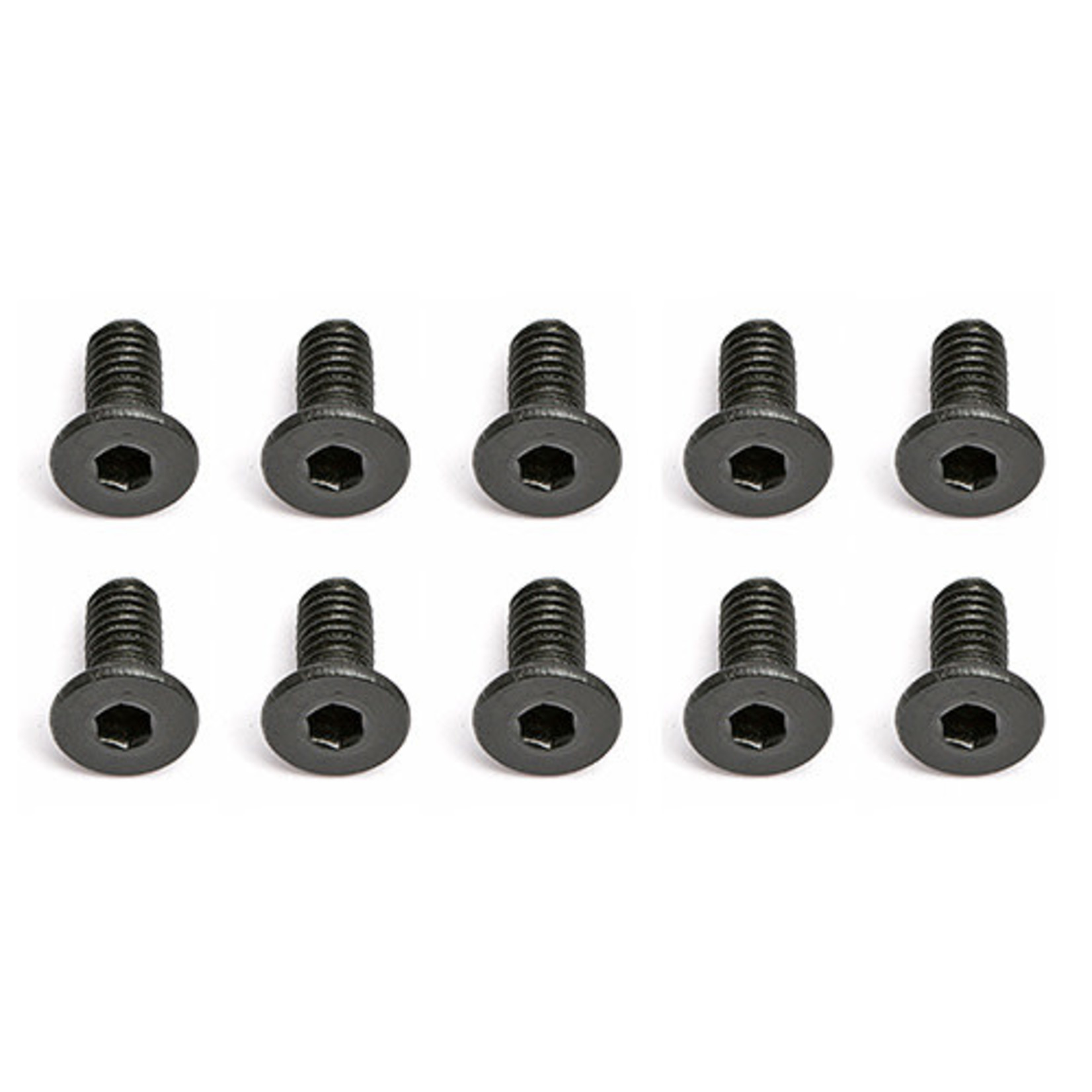 Team Associated ASC4675 Associated 2.5x0.45x6mm Flat Head Hex Screw (6)